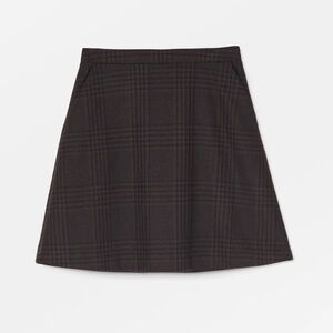 NWT Skall Studio Jude Skirt in Black/Brown Check